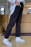 Made in Italy Luxury Smooth Magic Trouser Black *